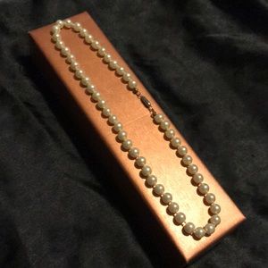 Pearl Necklace - Cream Color Faux